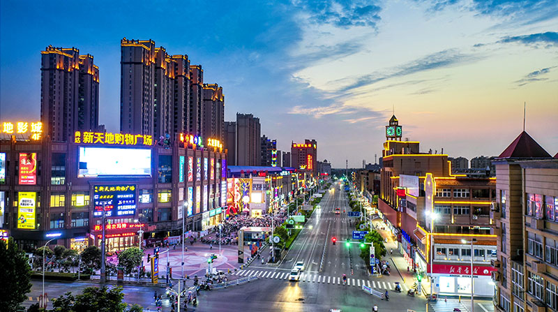 固镇城区美景。固镇县委宣传部供图