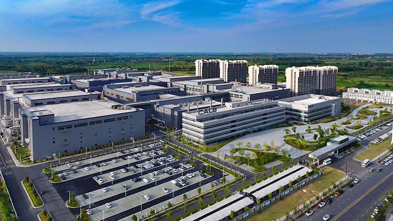 位于长丰县下塘镇的另一新能源科技企业中创新航。詹秋梅摄