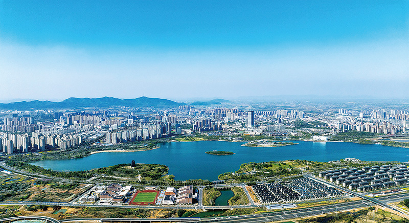 航拍宣城。戴巍摄