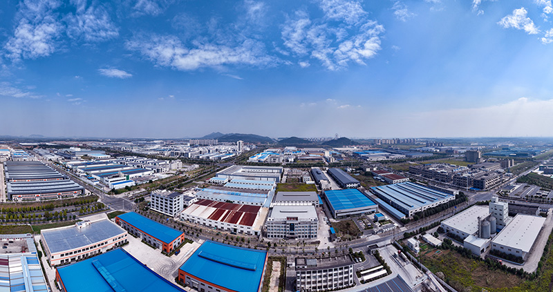 航拍宣城经济技术开发区。 戴巍摄